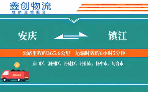 安庆到镇江物流公司