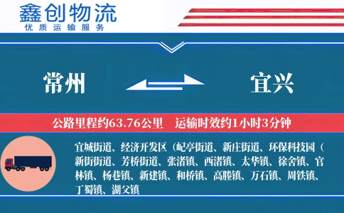 常州到宜兴物流公司