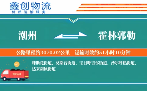 潮州到霍林郭勒物流公司