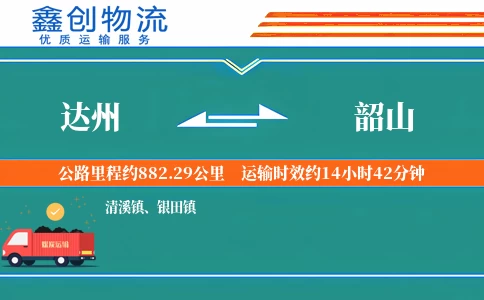 达州到韶山物流公司