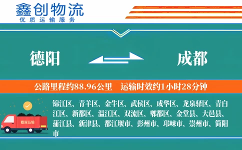 德阳到成都物流公司