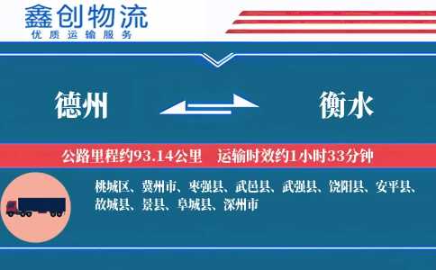 德州到衡水物流公司