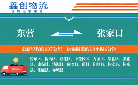 东营到张家口物流公司