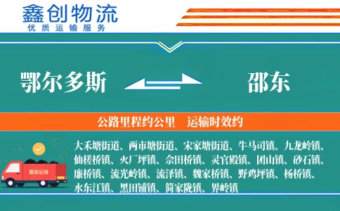 鄂尔多斯到邵东物流公司