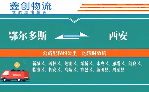 鄂尔多斯到西安物流公司