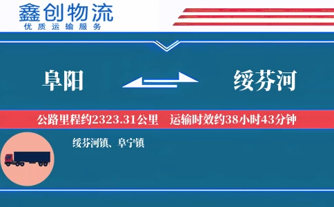 阜阳到绥芬河物流公司