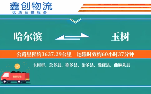 哈尔滨到玉树物流公司