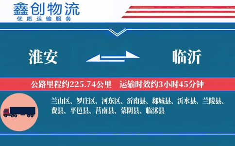 淮安到临沂物流公司