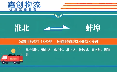 淮北到蚌埠物流公司