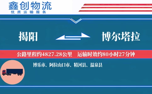 揭阳到博尔塔拉物流公司