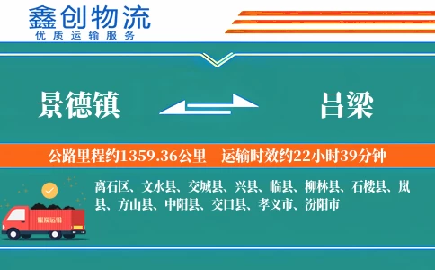 景德镇到吕梁物流公司