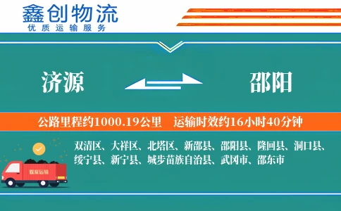 济源到邵阳物流公司