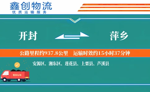 开封到萍乡物流公司