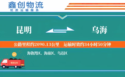 昆明到乌海物流公司