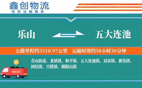 乐山到五大连池物流公司