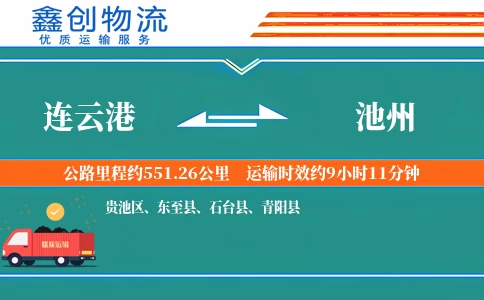 连云港到池州物流公司