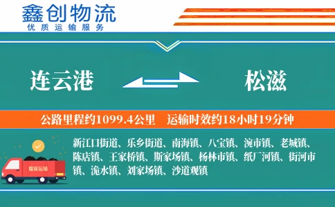 连云港到松滋物流公司