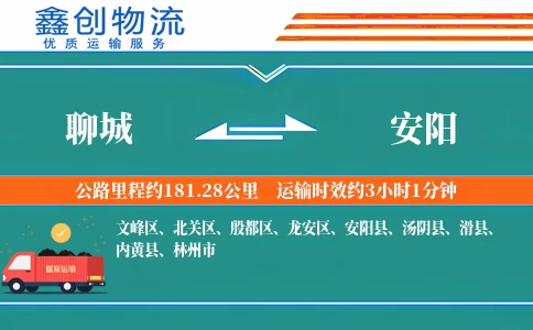 聊城到安阳物流公司