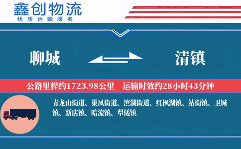 聊城到清镇物流公司