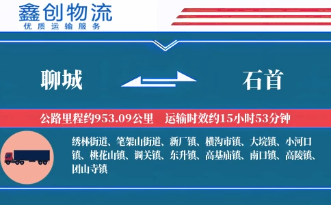 聊城到石首物流公司