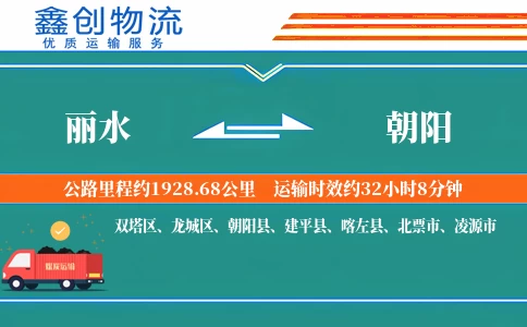 丽水到朝阳物流公司