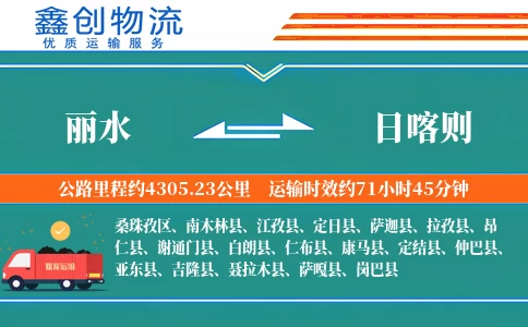 丽水到日喀则物流公司