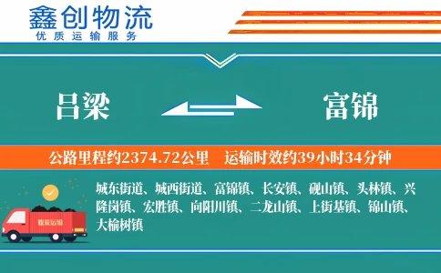 吕梁到富锦物流公司