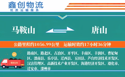 马鞍山到唐山物流公司