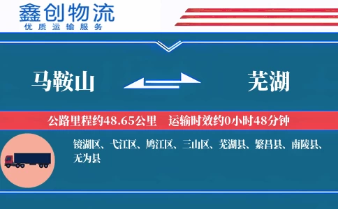 马鞍山到芜湖物流公司