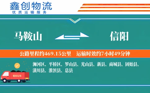 马鞍山到信阳物流公司
