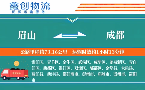 眉山到成都物流公司