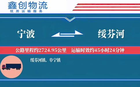 宁波到绥芬河物流公司