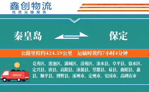 秦皇岛到保定物流公司