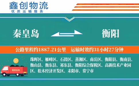 秦皇岛到衡阳物流公司