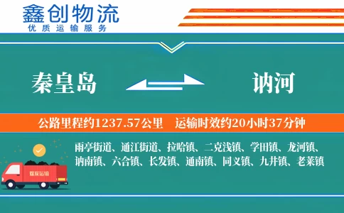 秦皇岛到讷河物流公司