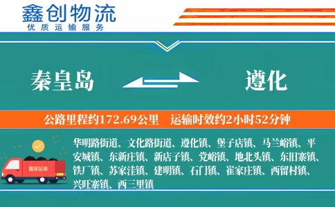 秦皇岛到遵化物流公司