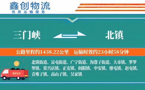 三门峡到北镇物流公司