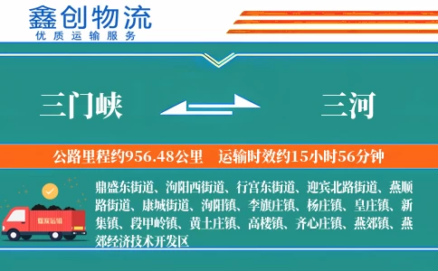 三门峡到三河物流公司