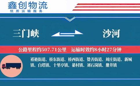 三门峡到沙河物流公司