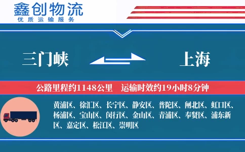 三门峡到上海物流公司