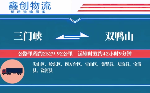 三门峡到双鸭山物流公司