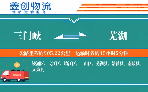 三门峡到芜湖物流公司