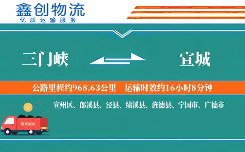 三门峡到宣城物流公司