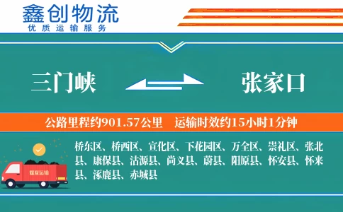 三门峡到张家口物流公司
