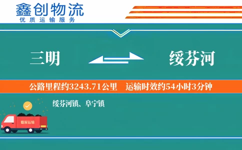 三明到绥芬河物流公司