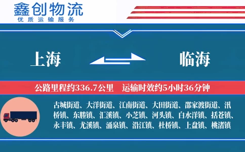 上海到临海物流公司