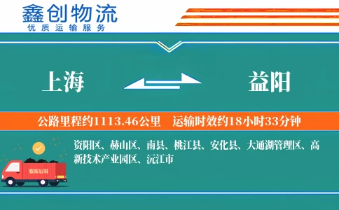 上海到益阳物流公司