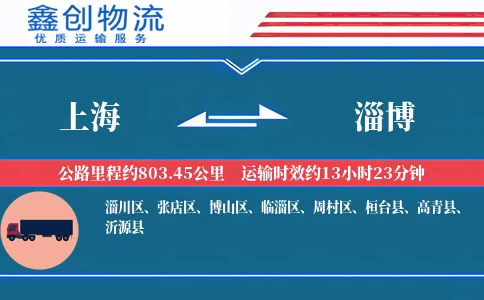 上海到淄博物流公司