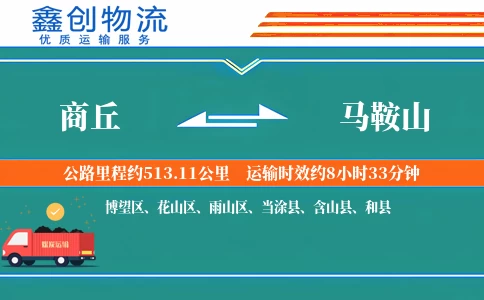 商丘到马鞍山物流公司