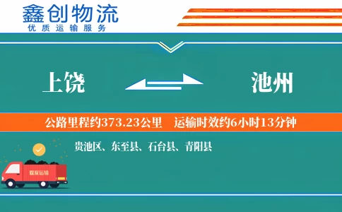 上饶到池州物流公司